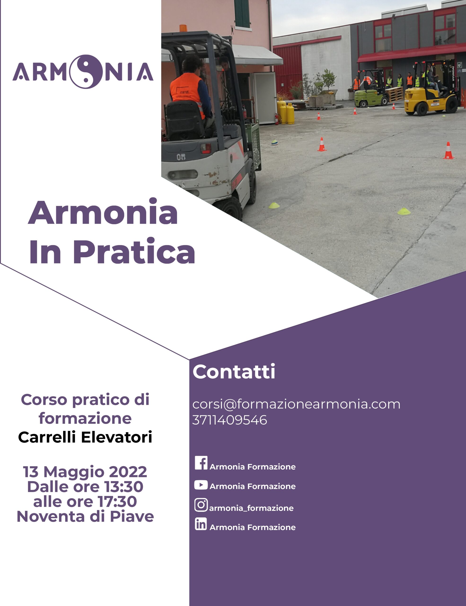 volantino formazione armonia carrelli elevatori