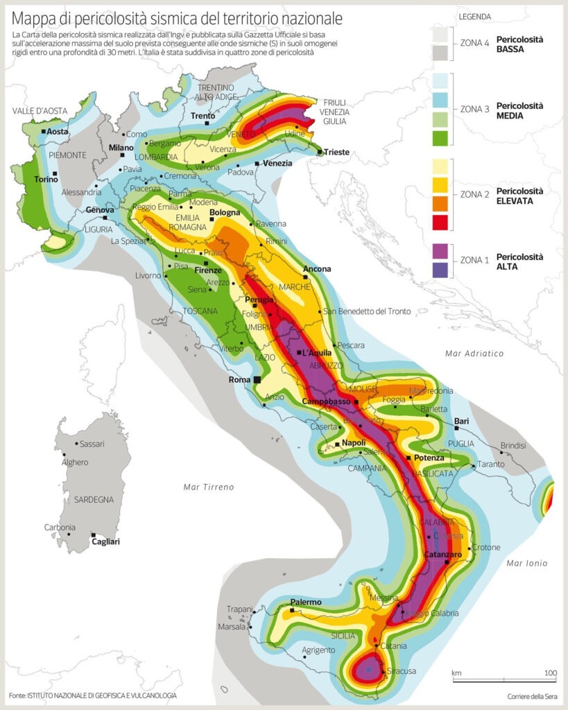 mappa terremoti